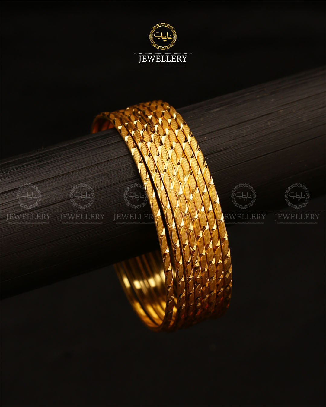 Gold Look 8 pcs indian Bangles set-2657 Nayab Jewellery