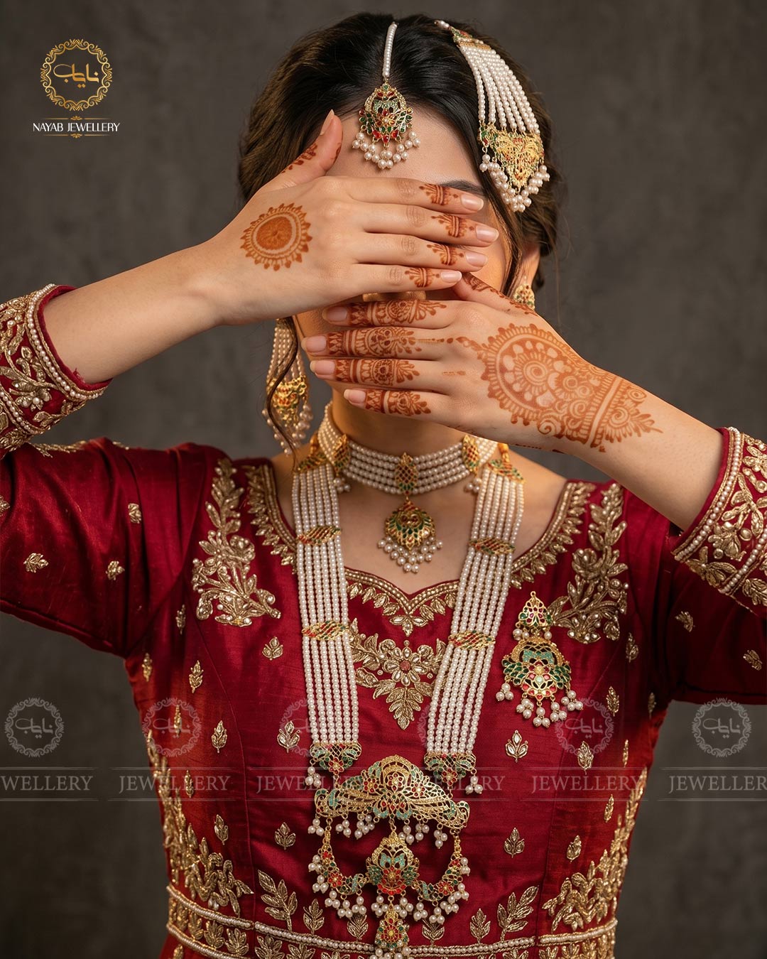 Hyedrabadi Bridal set-2885