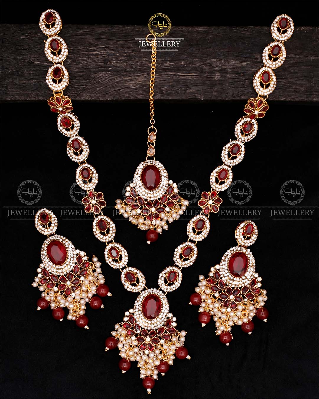 Noor E Jahan Mala set-2561-Golden Nayab Jewellery