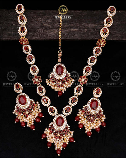 Noor E Jahan Mala set-2561-Golden Nayab Jewellery