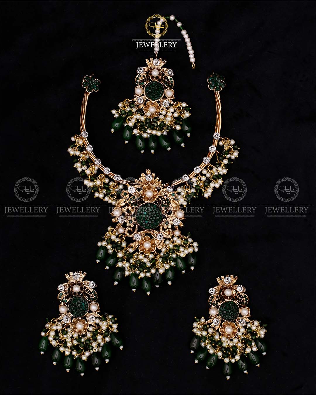 Turkish Necklace set-2632 Nayab Jewellery