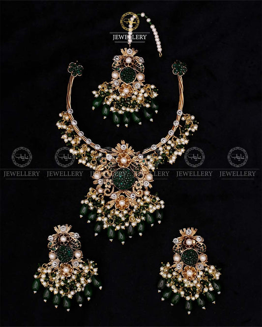 Turkish Necklace set-2632 Nayab Jewellery