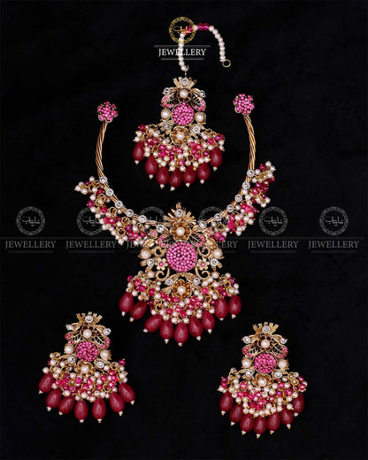 Turkish Necklace set-2632 Nayab Jewellery