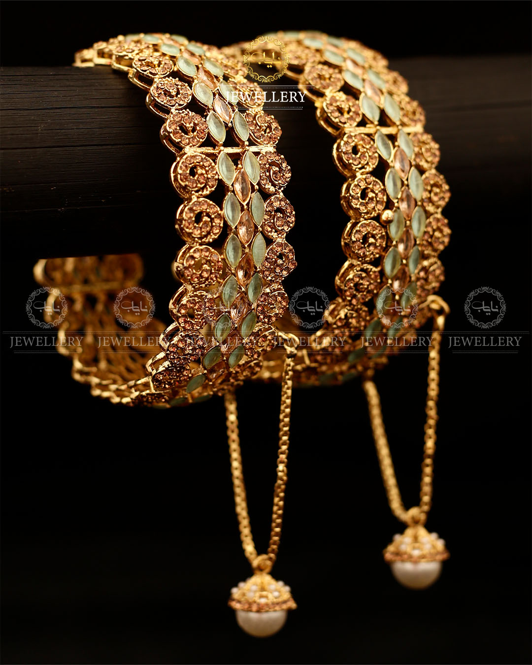 Zarcon Openable Bangles (pair)-2919