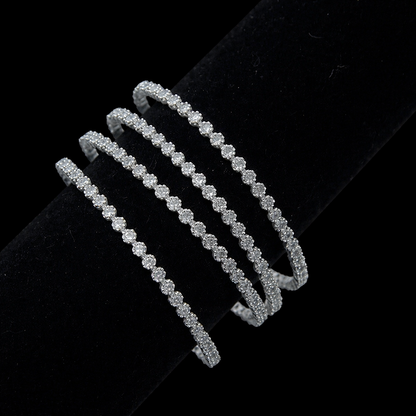 American Diamond 4 pcs Bangles -1944