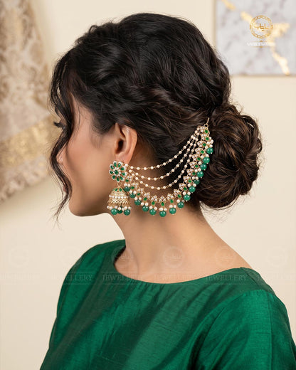 Bahubali sahara Jhumki-2103-Golden