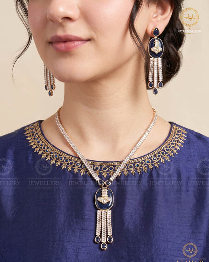 Zirconia Necklace set N-1014