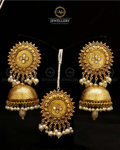 Gold plated Rajhistani hamd made Mala set-2810