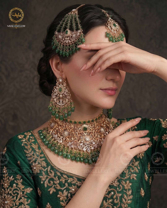 Designer Rajwadi Bridal set-2173