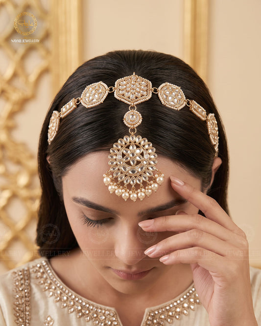 Indian Dubbi kundan sheesh patti A-6029