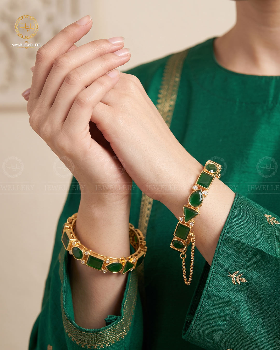Egyptian openable Bangles (pair) BL-5039
