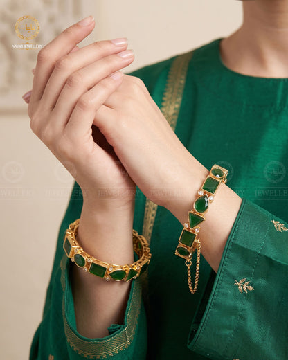 Egyptian openable Bangles (pair) BL-5039