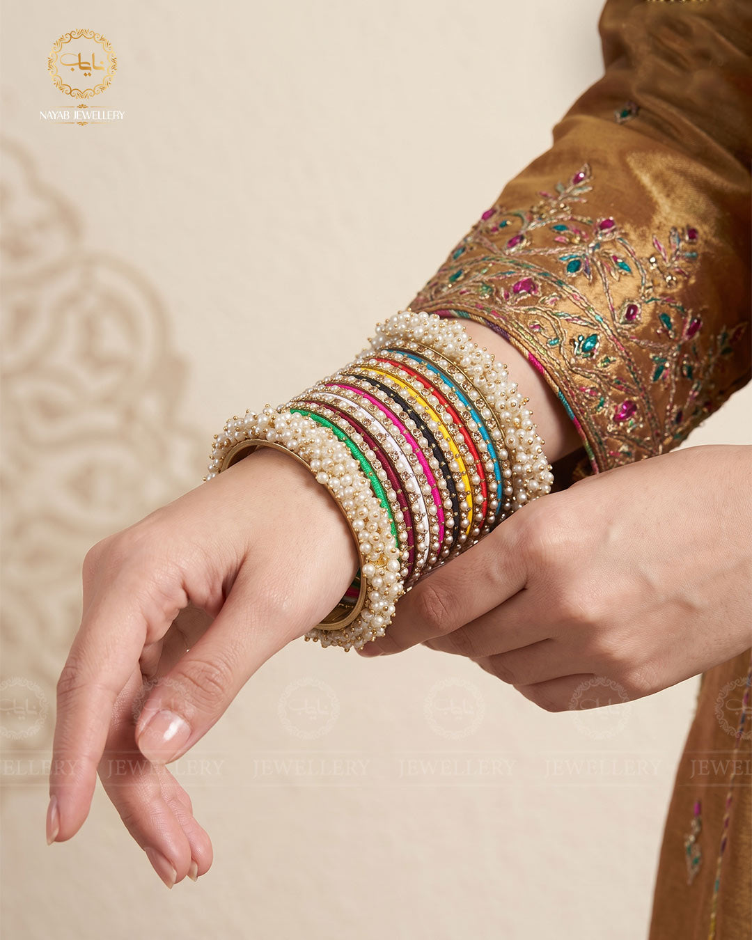 Gajra Multi Bridal Bangles set-2549