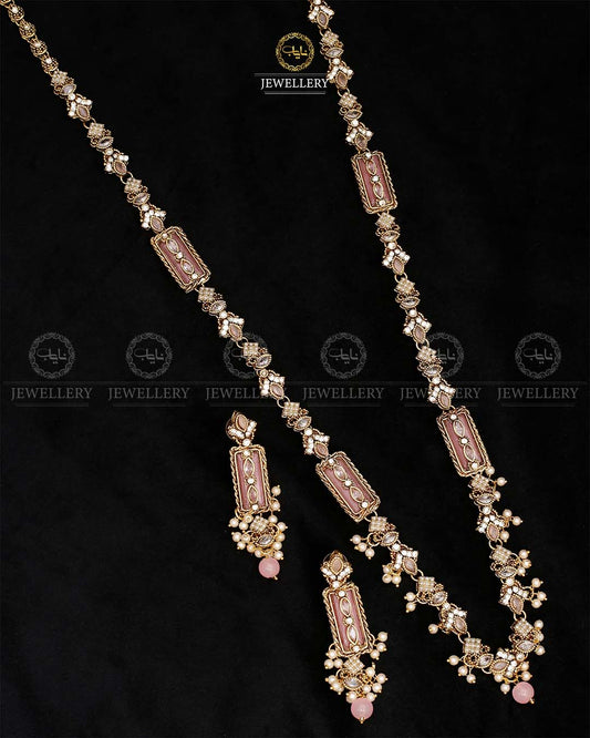 Turkish Long Mala set-2566-Golden Nayab Jewellery
