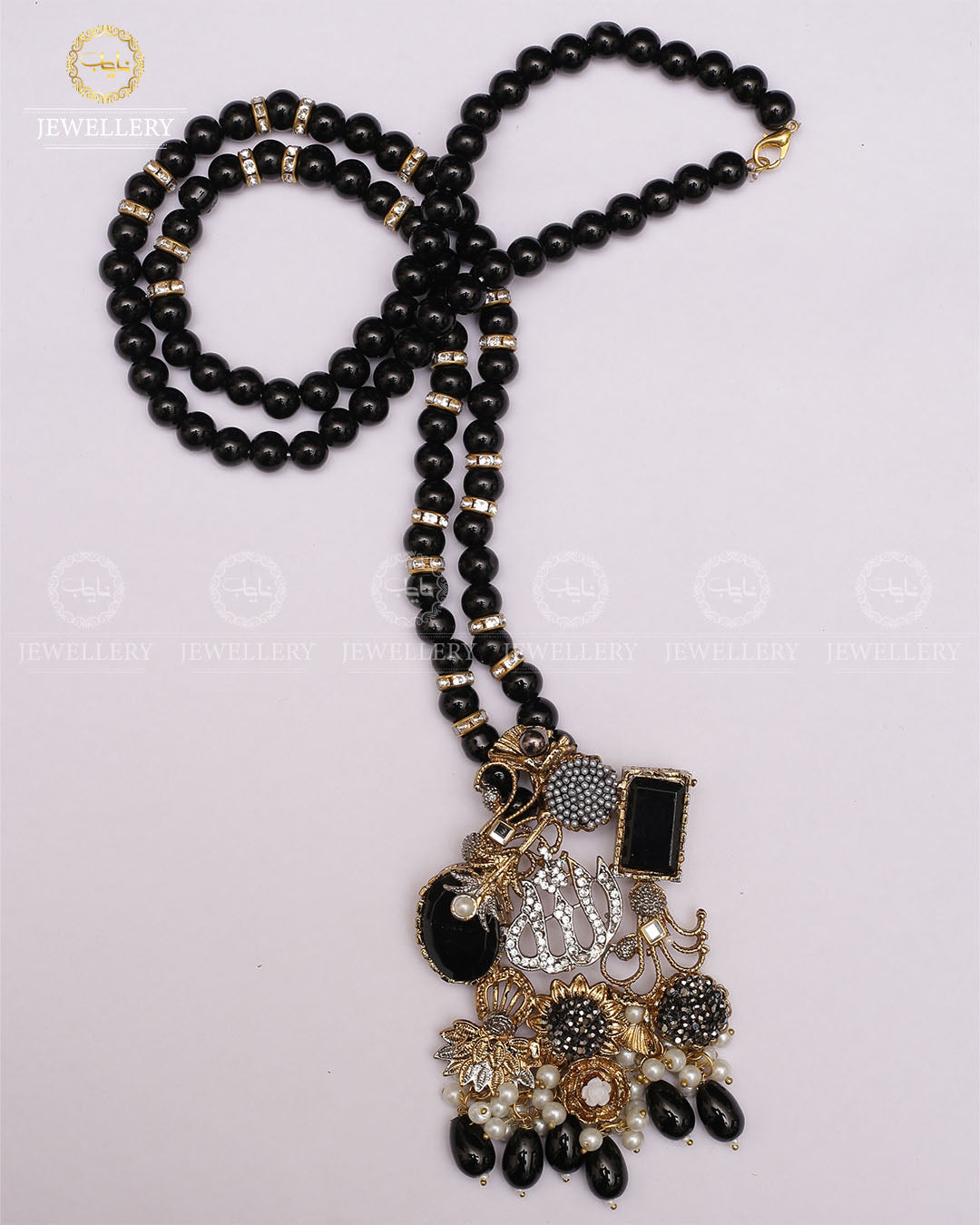 Turkish Allah Pendant Set with Mala-2230