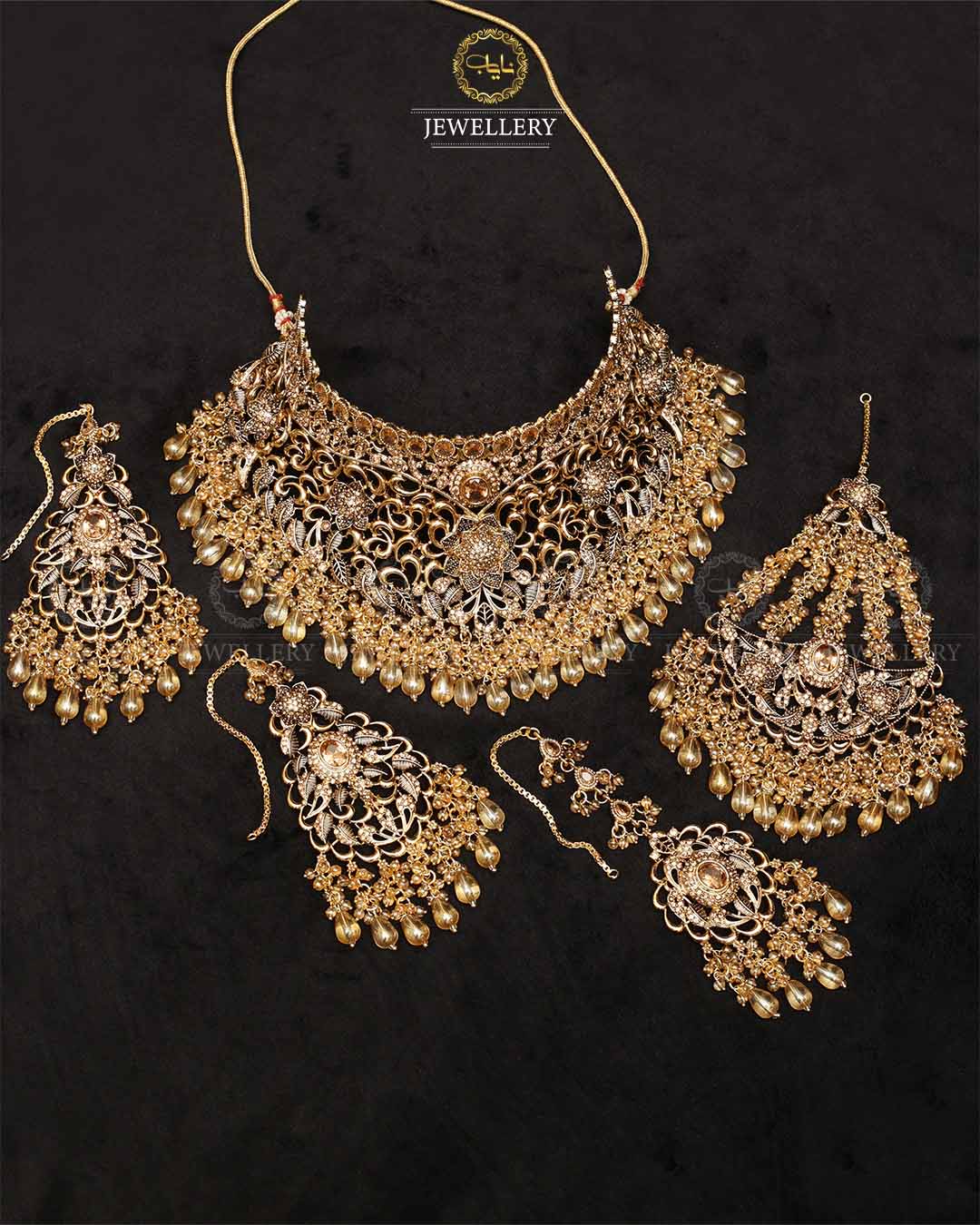 Designer Rajwadi Bridal set-2173