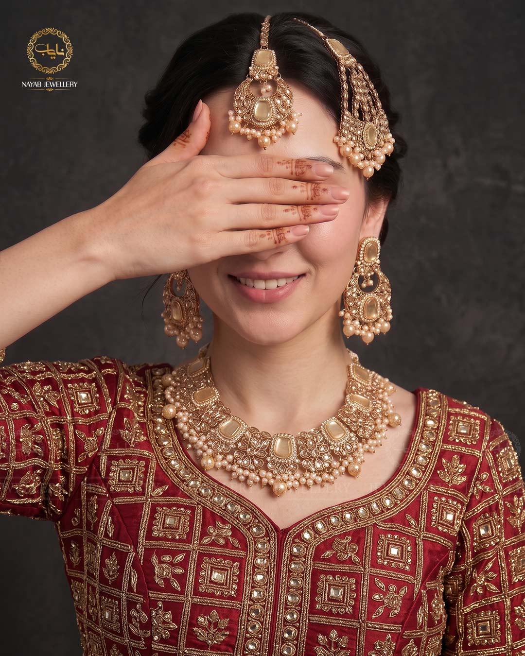 Egyptian Bridal set-2847-Golden
