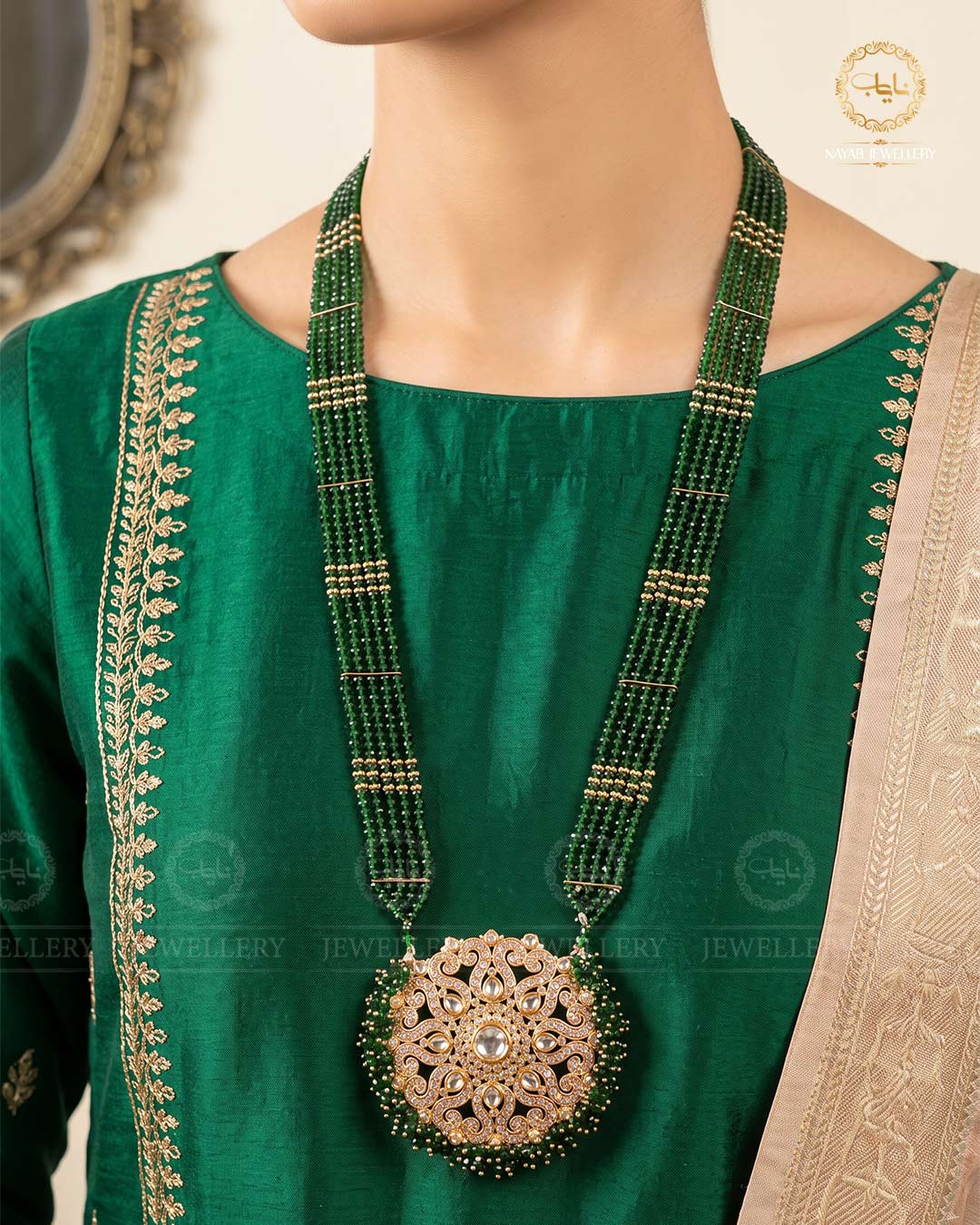 Omega Long Broch Mala-2293