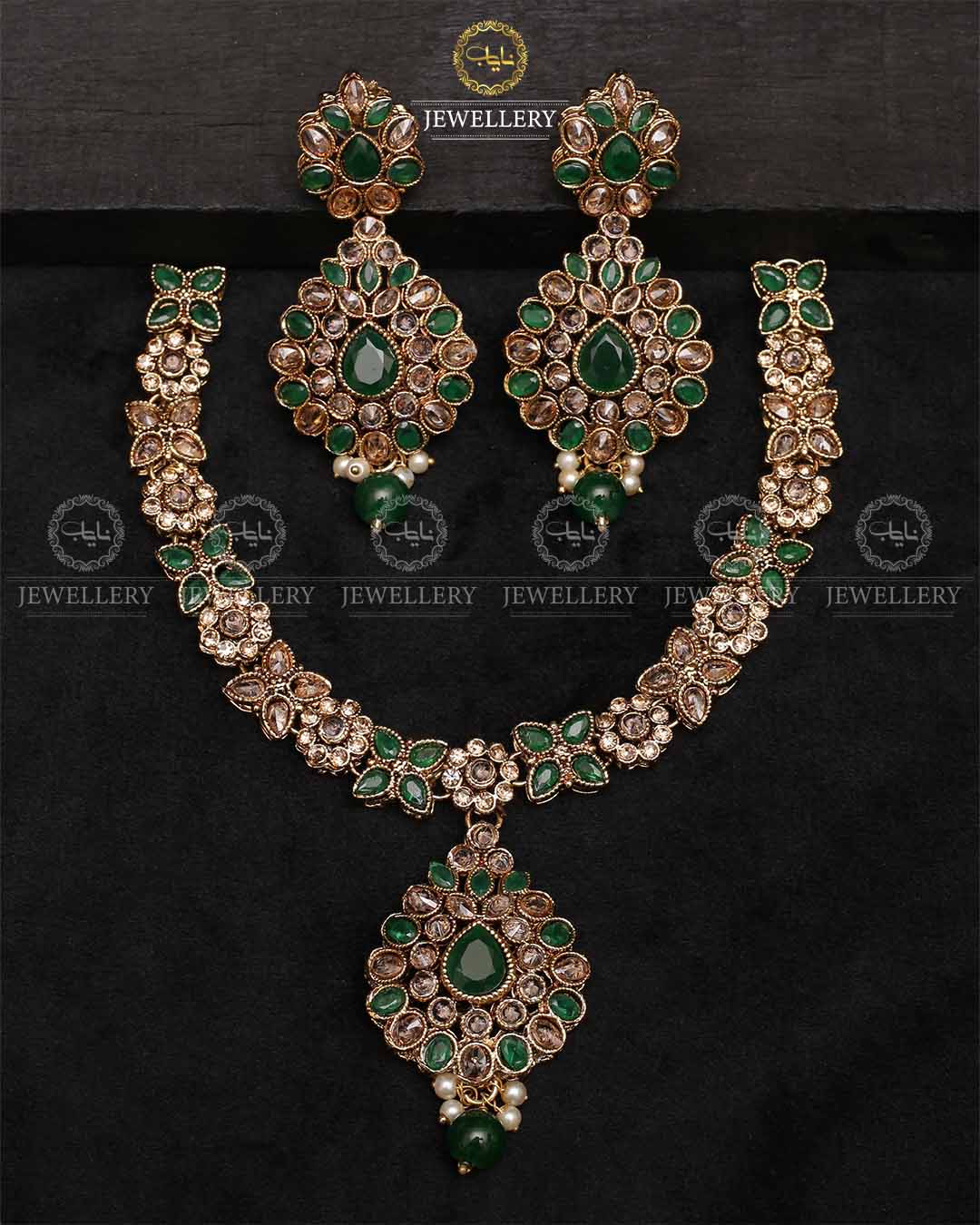 Zarcon Almond Necklace set-2215