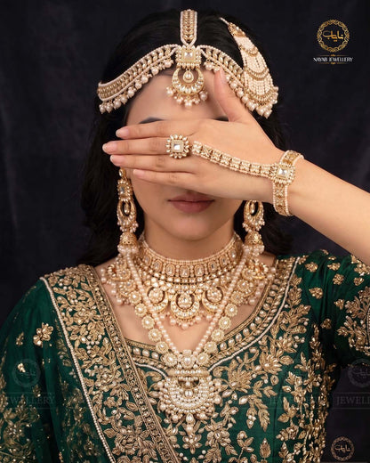 Kinza Kundan Bridal set-2914