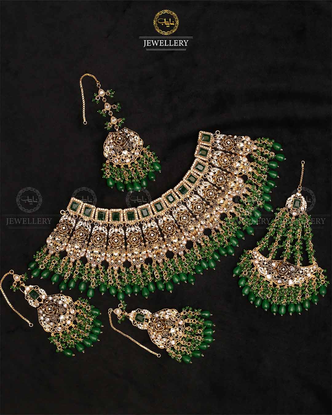 Designer Rajwadi Bridal set-2174