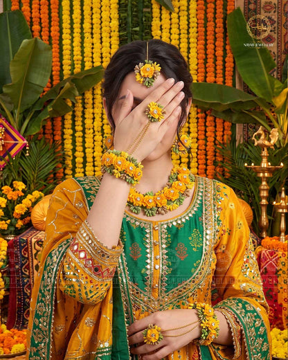 Mehndi/Mayo 5 pcs Necklace set-2540