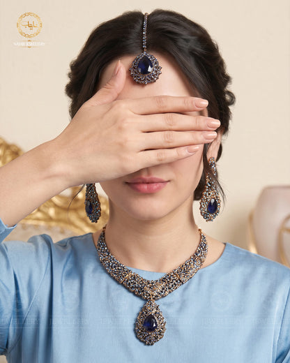 Turkish Stones Necklace set with Tika -2024