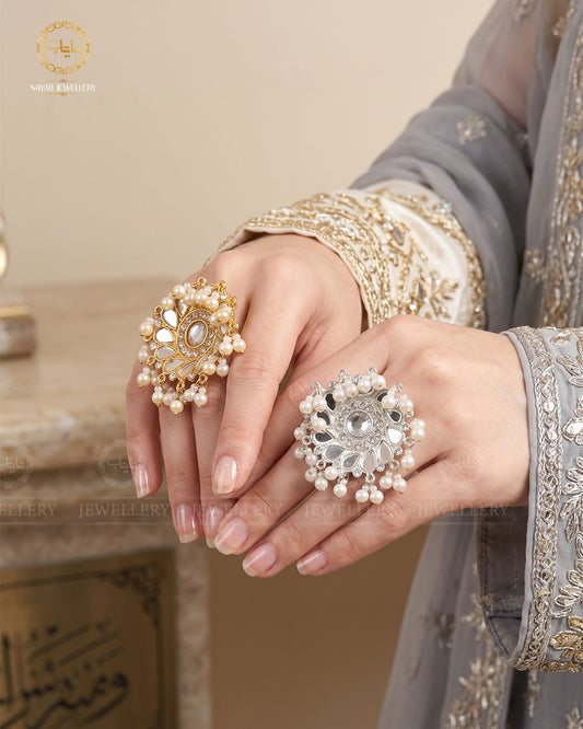 Kundan Adjustable Ring-2284
