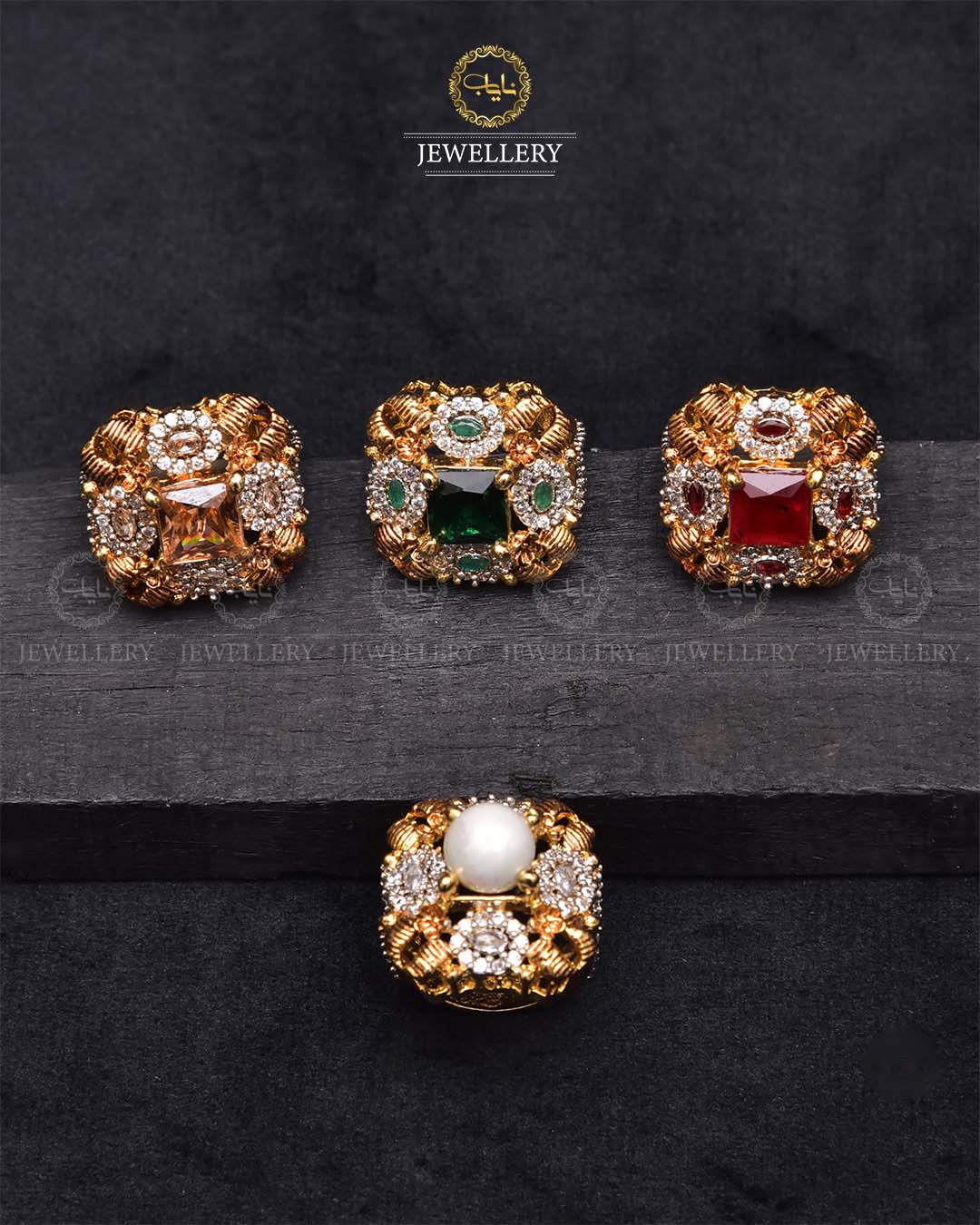 Jarao big size Adjustable Ring -2271