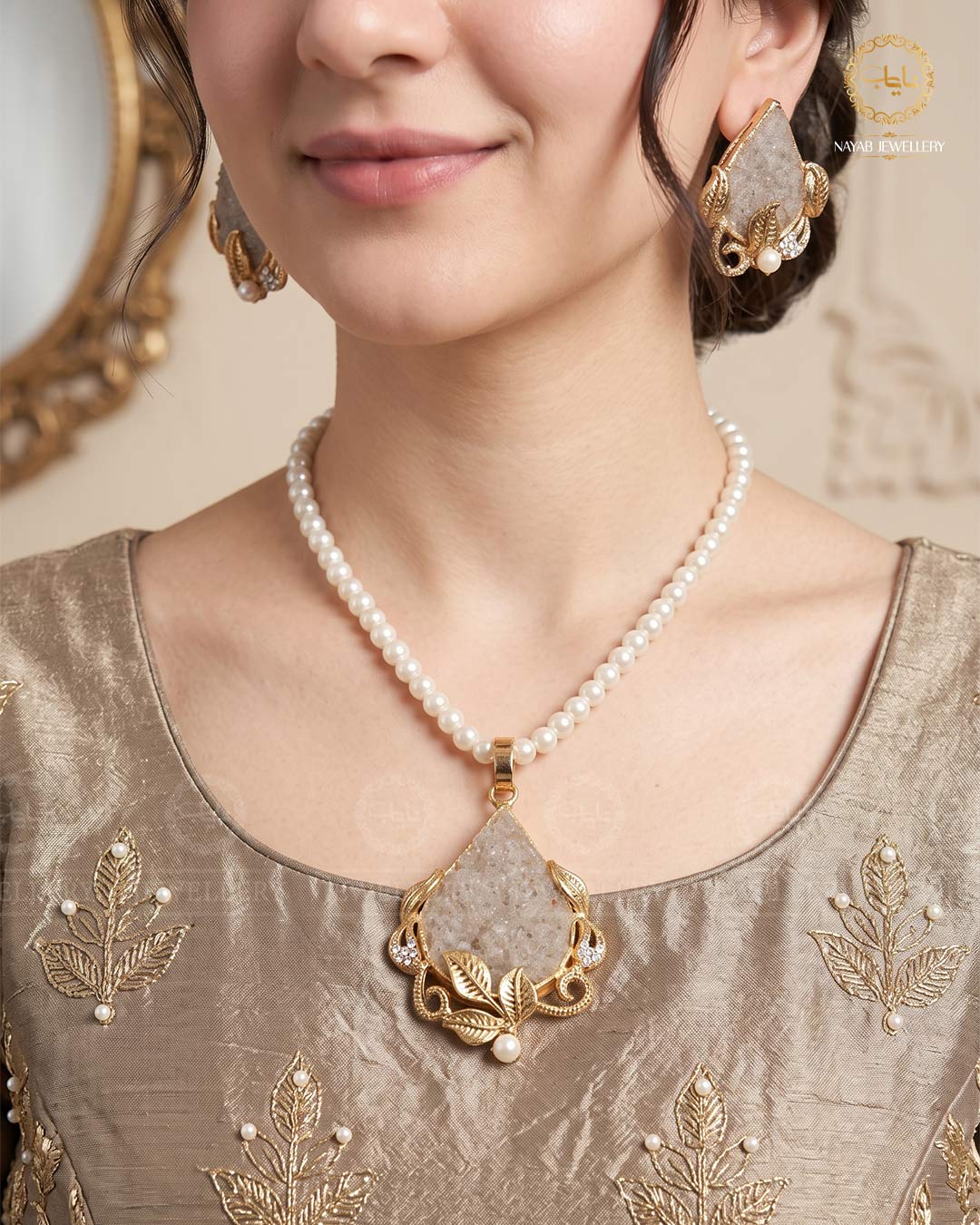 Hand made Crush Locket set NJ-1817