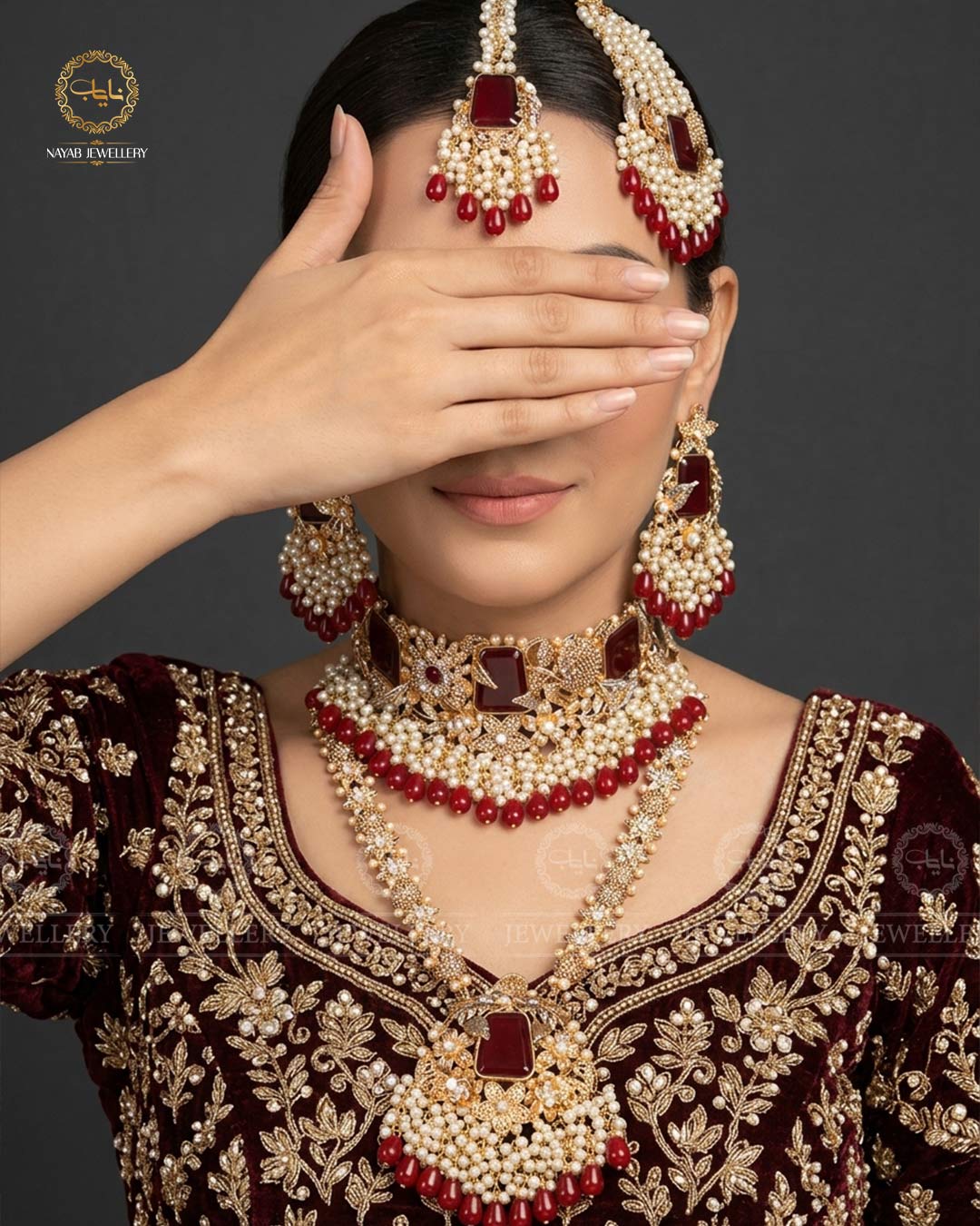 SANJAVI Bridal Necklace set-2403