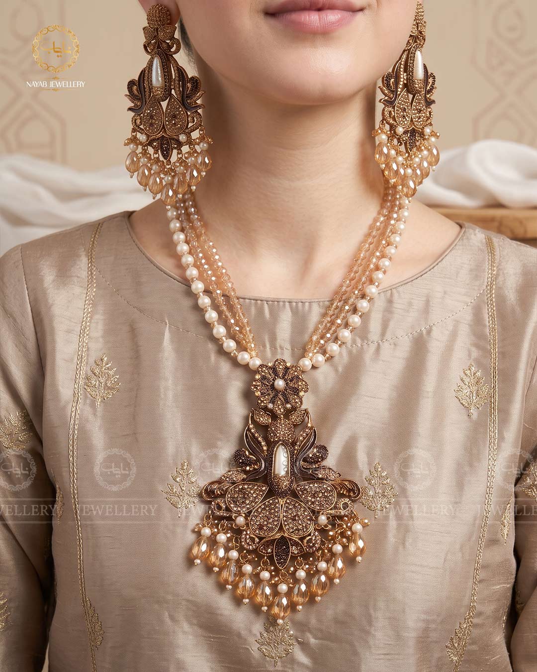 Turkish Mother Pearl Mala ML-206
