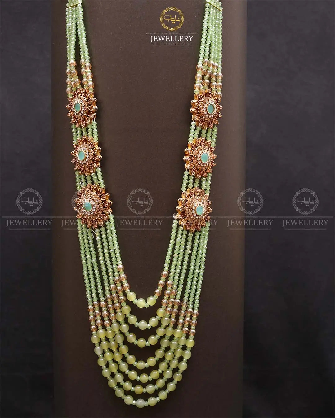 3 Flowers Broch Mala-2292 Nayab Jewellery