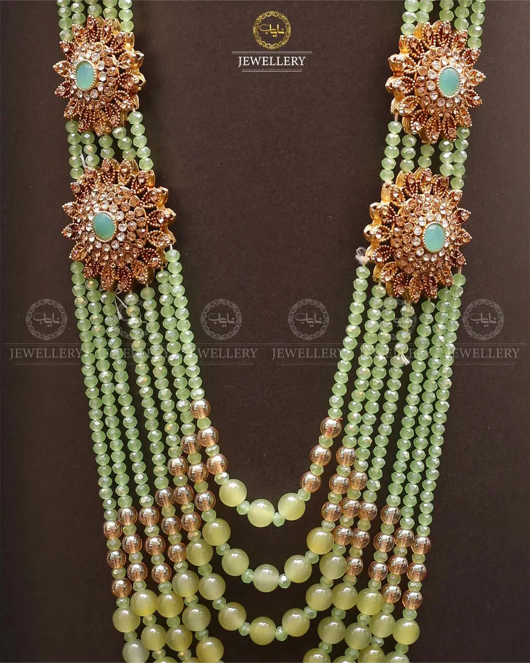 3 Flowers Broch Mala-2292 Nayab Jewellery