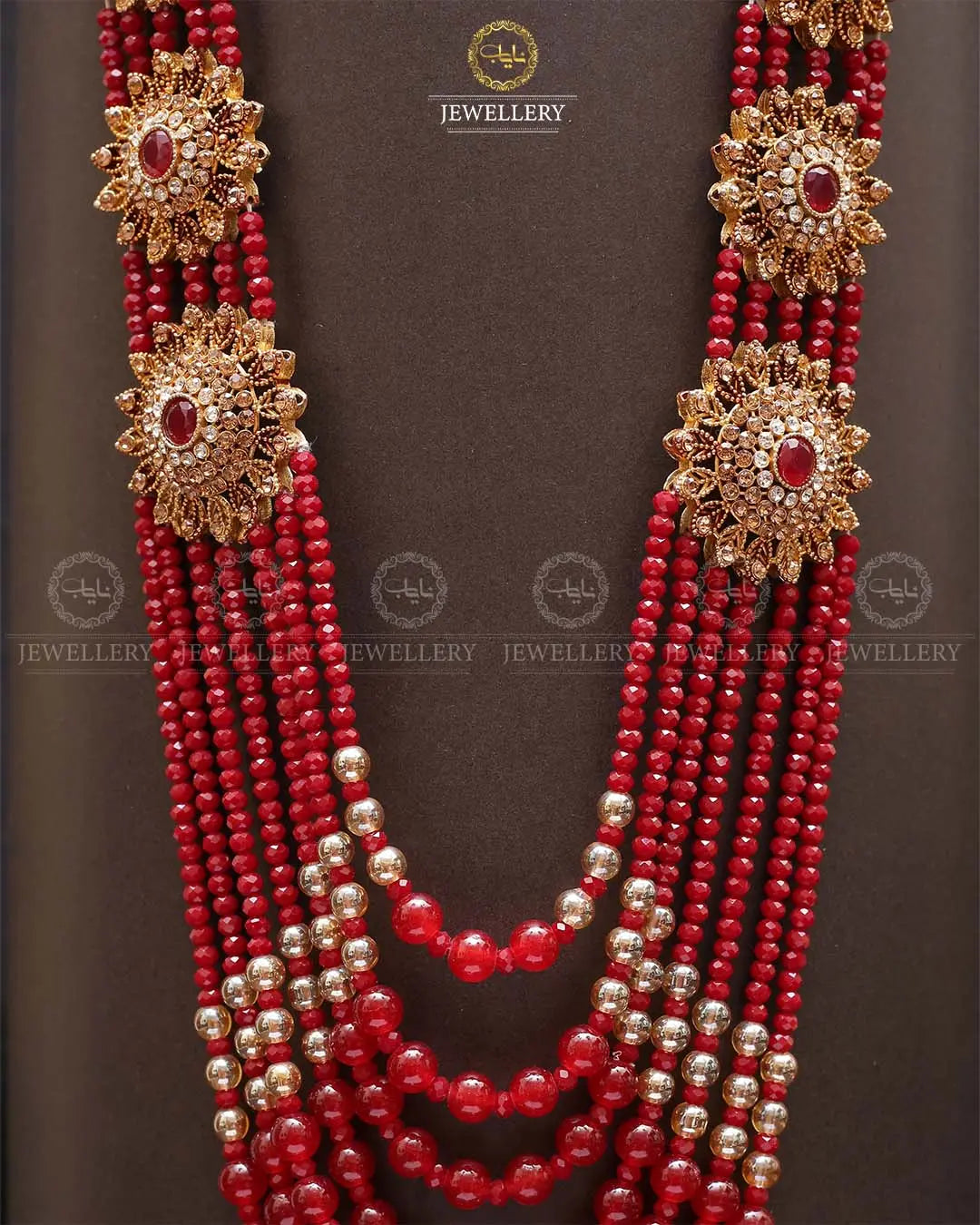 3 Flowers Broch Mala-2292 Nayab Jewellery