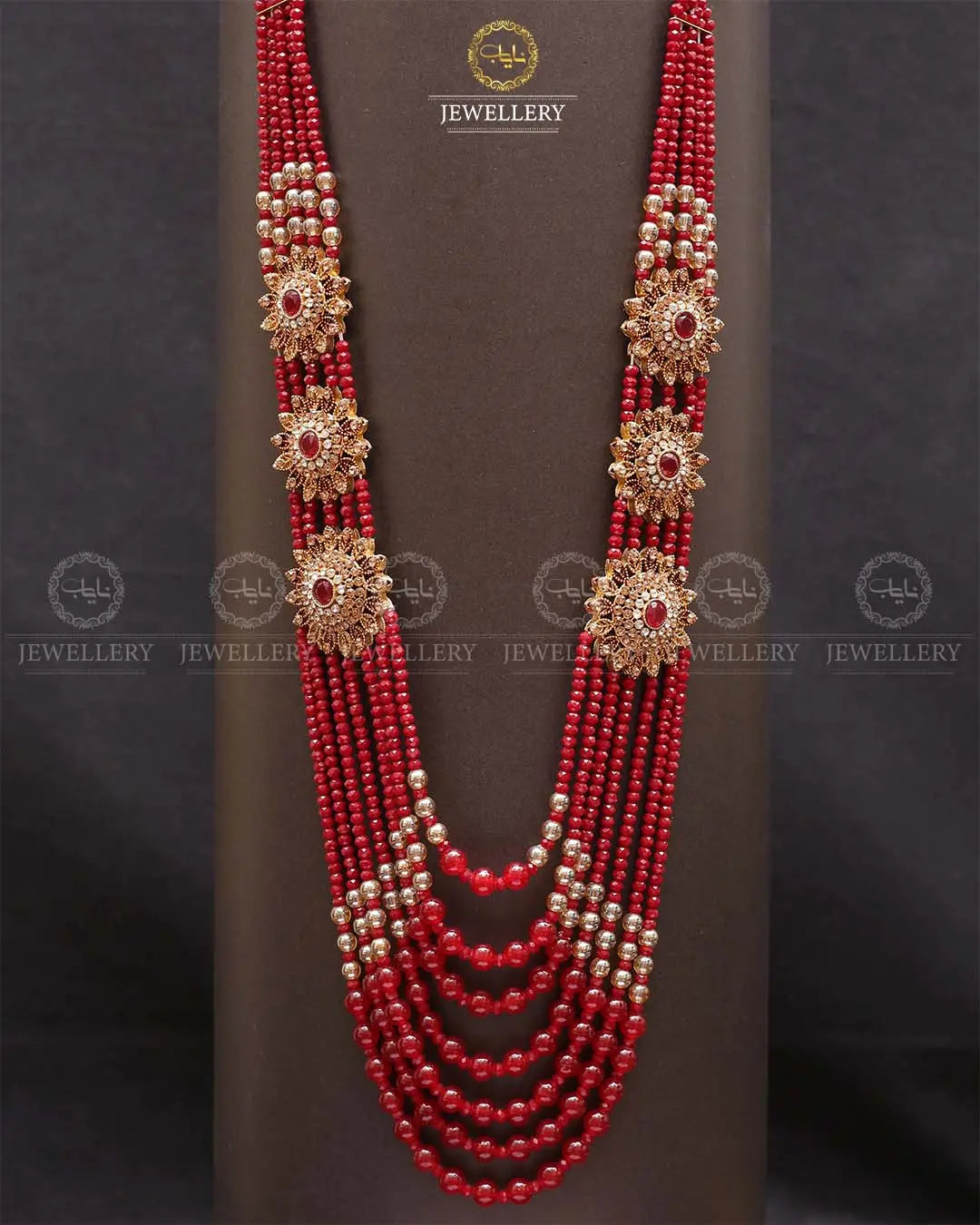 3 Flowers Broch Mala-2292 Nayab Jewellery