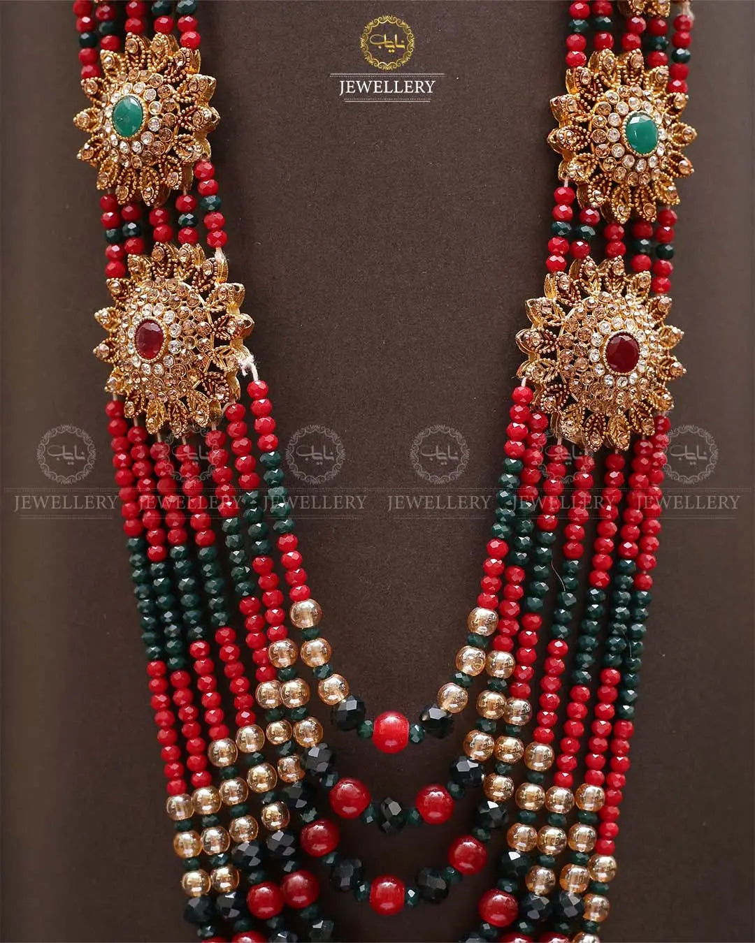 3 Flowers Broch Mala-2292 Nayab Jewellery