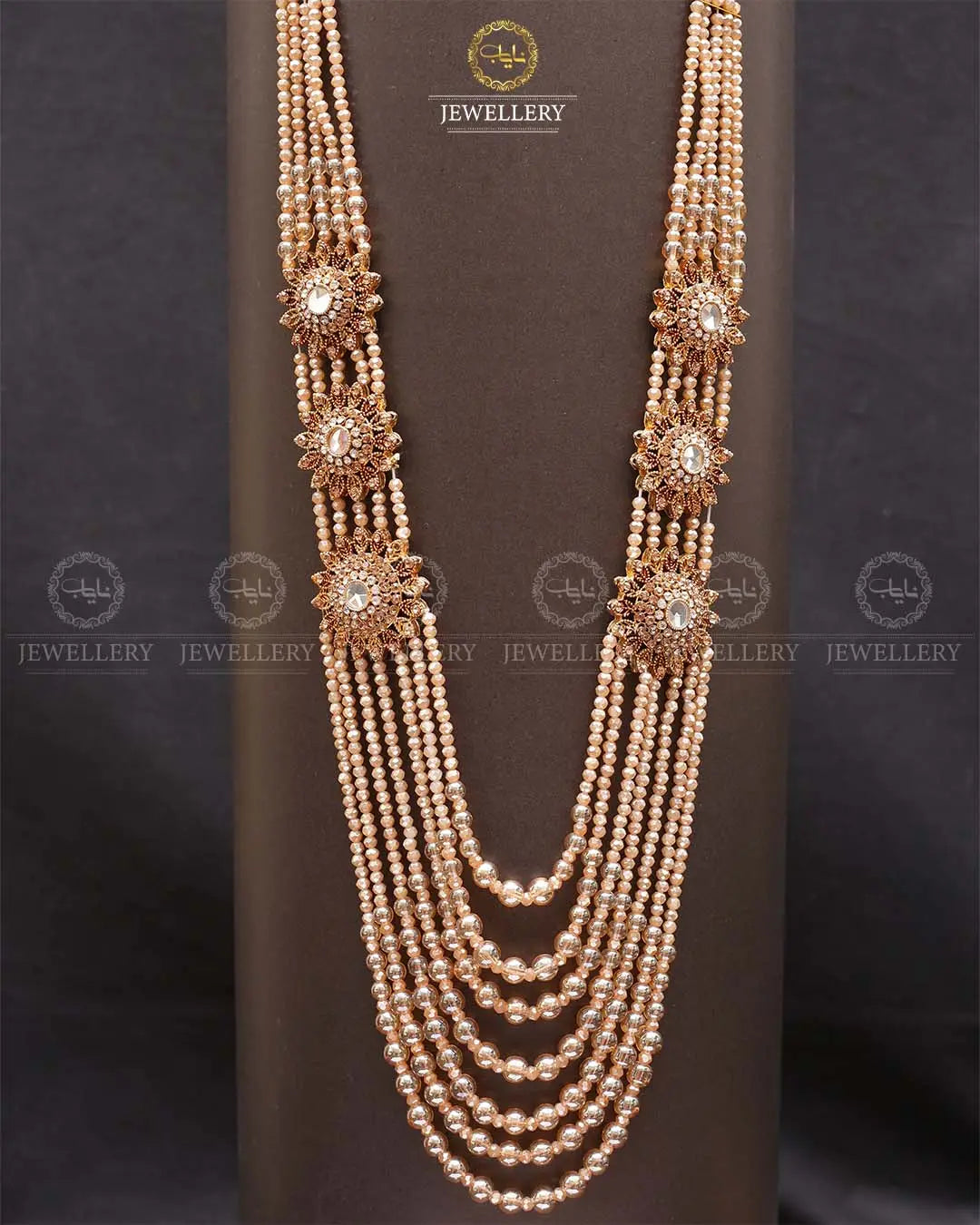 3 Flowers Broch Mala-2292 Nayab Jewellery