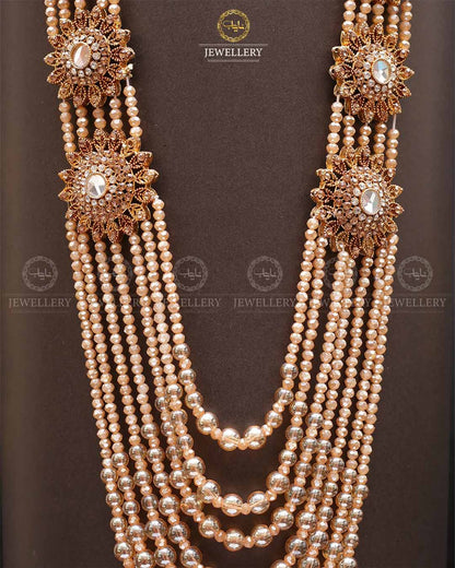 3 Flowers Broch Mala-2292 Nayab Jewellery