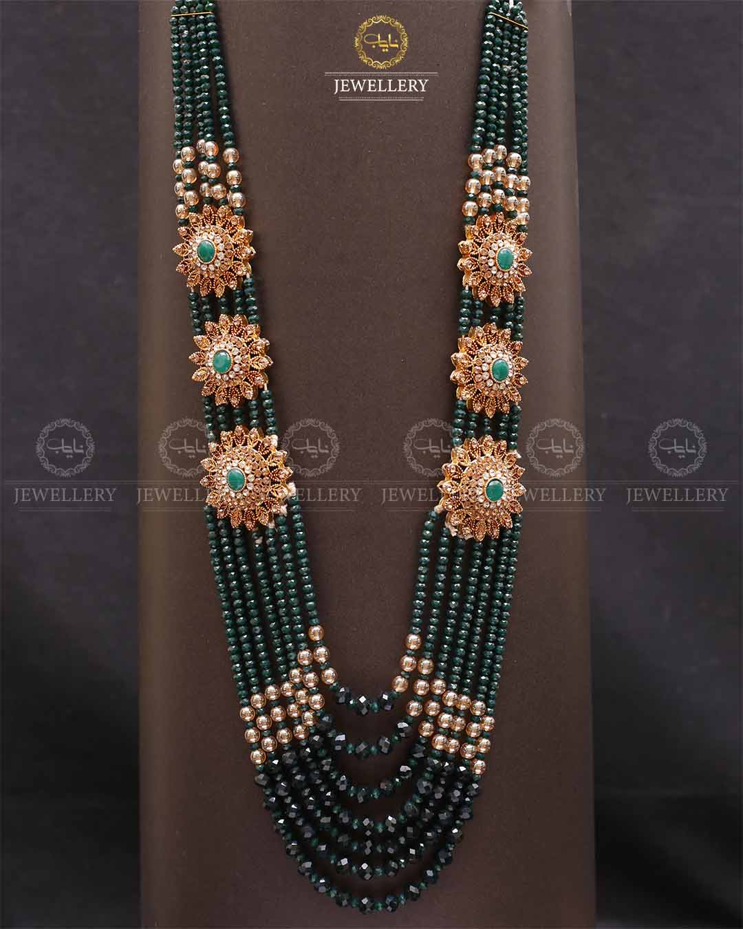 3 Flowers Broch Mala-2292 Nayab Jewellery