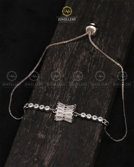 Zirconia Up down Bracelet-2730 Nayab Jewellery