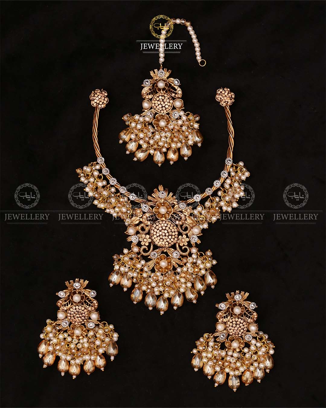 Turkish Necklace set-2632 Nayab Jewellery