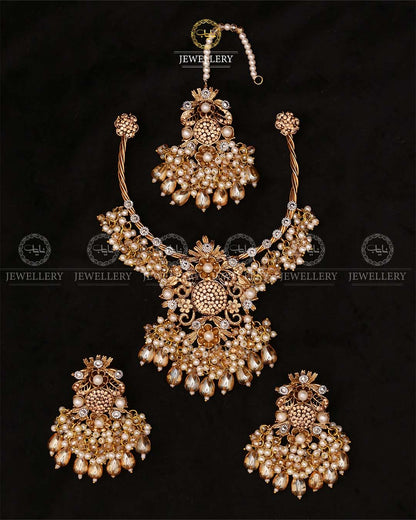 Turkish Necklace set-2632 Nayab Jewellery