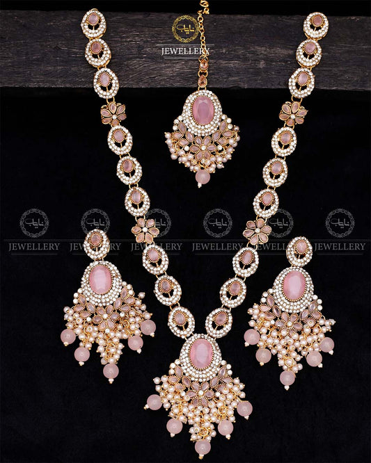 Noor E Jahan Mala set-2561-Golden Nayab Jewellery