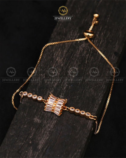 Zirconia Up down Bracelet-2730 Nayab Jewellery