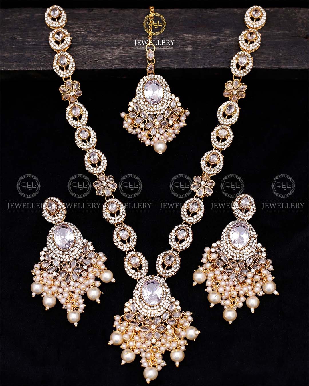 Noor E Jahan Mala set-2561-Golden Nayab Jewellery