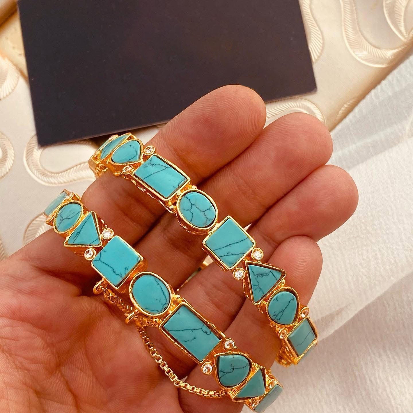 Egyptian openable Bangles (pair) BL-5039