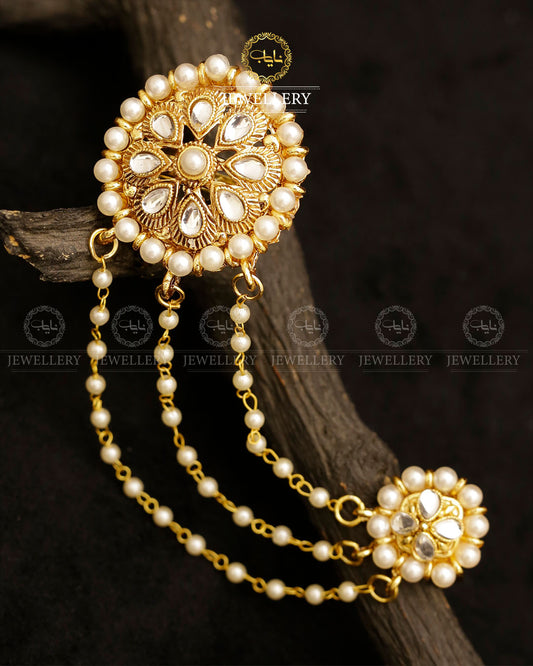 Kundan Double Ring (adjustable)-2801