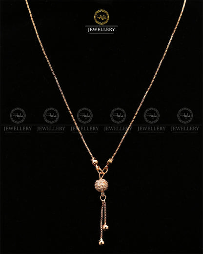 Gold Look bowl mala-2739 Nayab Jewellery