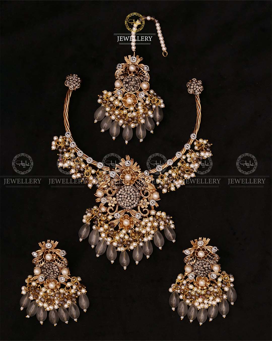 Turkish Necklace set-2632 Nayab Jewellery